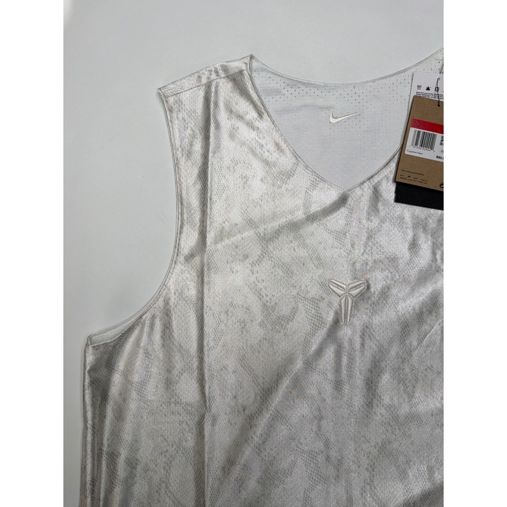Nike Kobe Mamba Statement Jersey Mens L Tall Silver Snakeskin Basketball - Picture 4 of 10